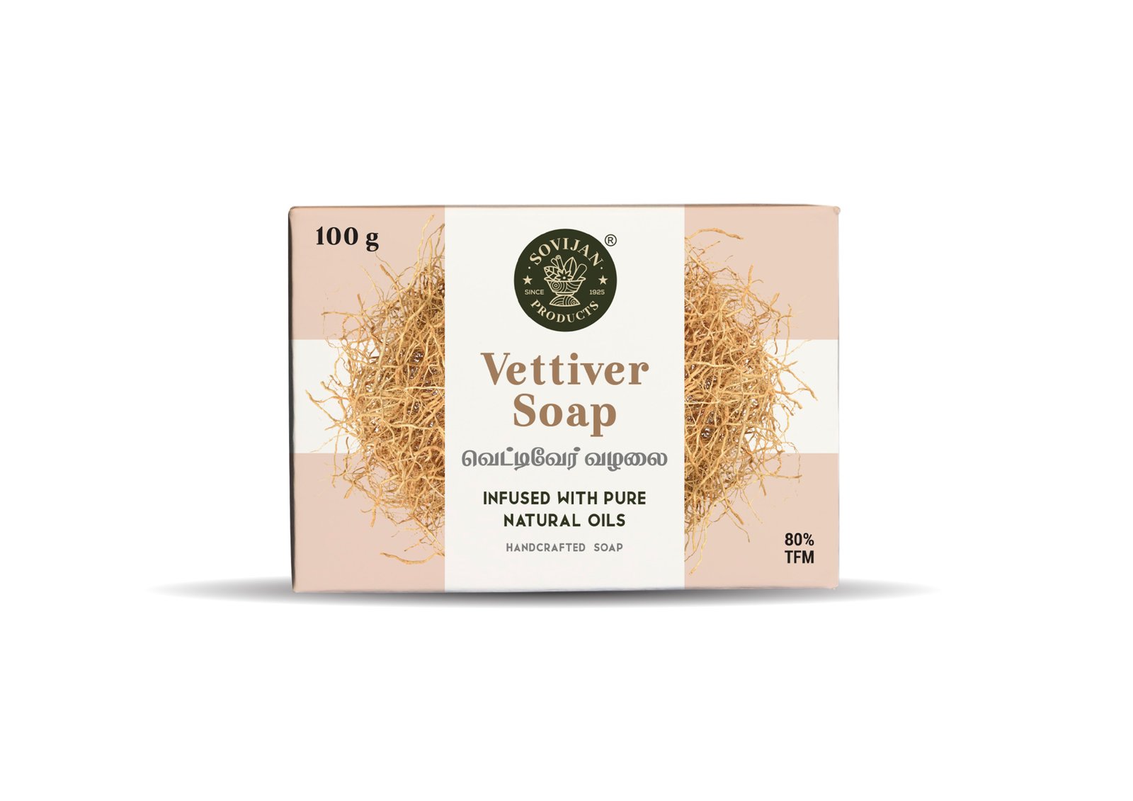 Vettiver Soap |  வெட்டிவேர் வழலை